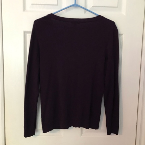 Dark purple cardigan - Picture 4 of 7